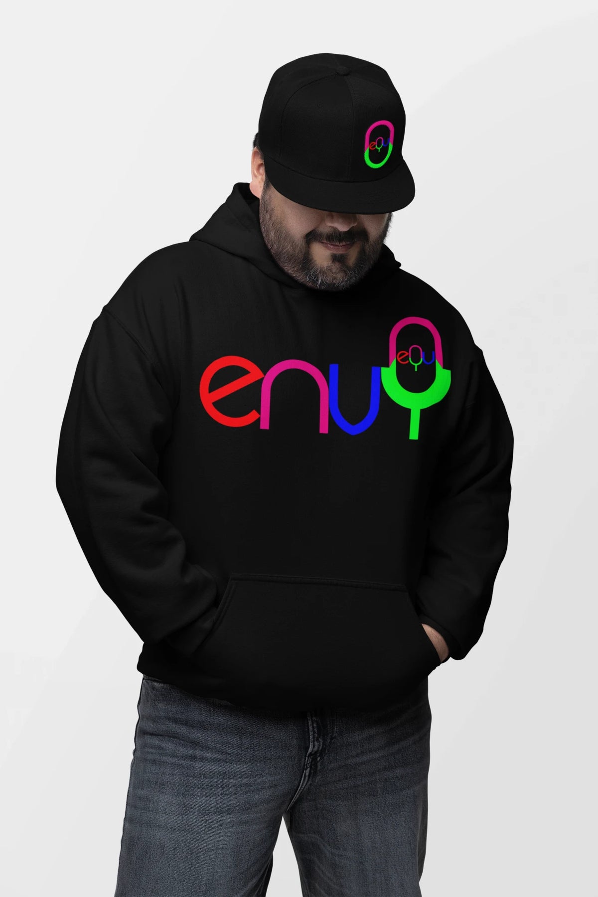 Envy Hoodie in Black — It's Envy streetwear