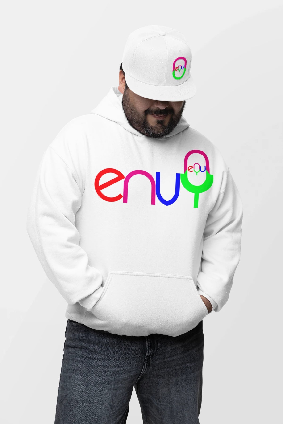 Envy Hoodie in White — It's Envy streetwear