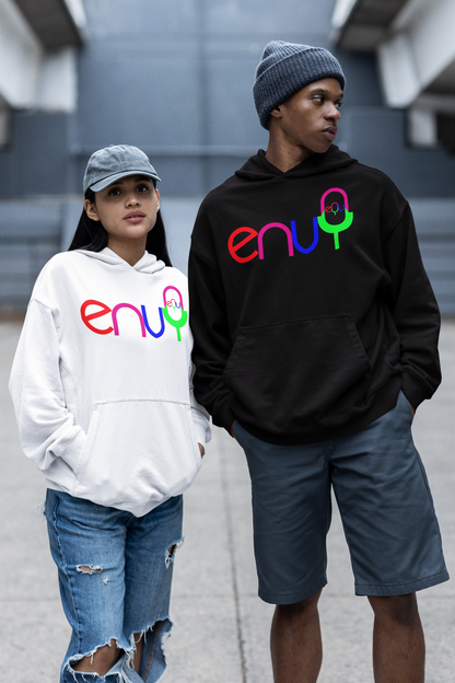 Envy Hoodies in White and Black — It's Envy streetwear couple